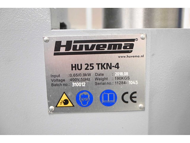 2018 huvema hu 25 tkn-4 kolomboormachine - afbeelding 8 van  8