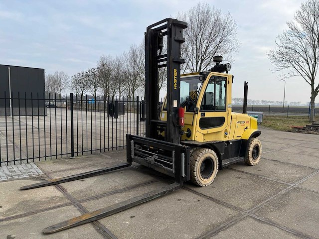 2018 hyster h8.0tt6 vorkheftruck - afbeelding 1 van  23