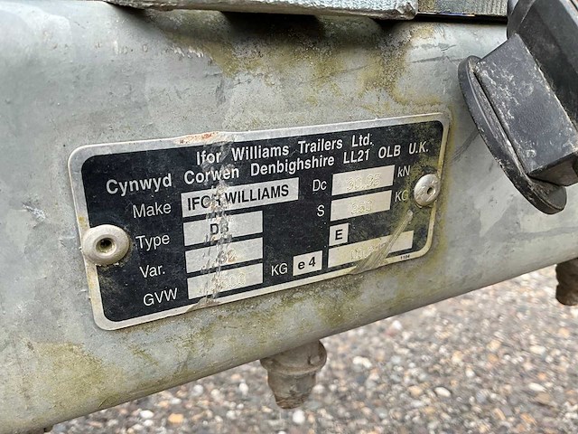 2018 ifor williams gx105hd machinetransporter 84-ws-xx - afbeelding 10 van  19