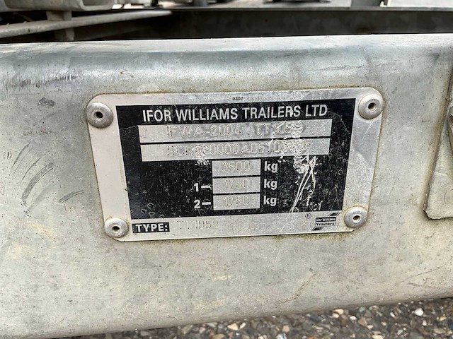 2018 ifor williams gx105hd machinetransporter 84-ws-xx - afbeelding 11 van  19