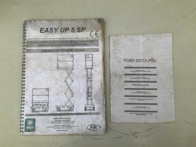 2018 imer/iteco easy up5sp hoogwerker - afbeelding 7 van  15