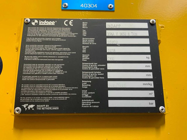 2018 indapp ihka v 3650 6 ton hijs jib - afbeelding 4 van  6