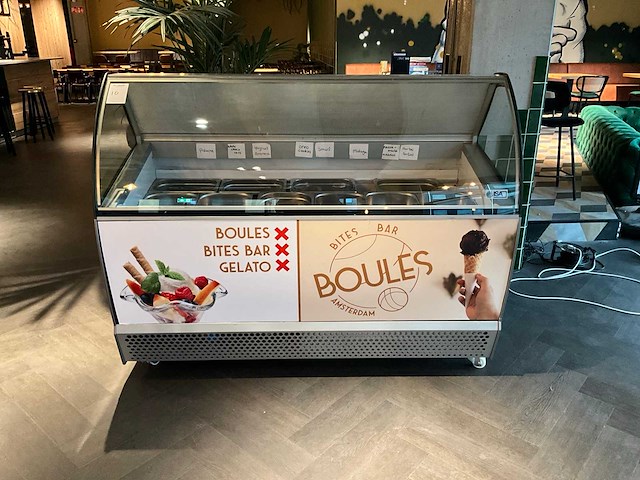 2018 isa gel eco / bermuda ijs verkoopvitrine - afbeelding 1 van  7