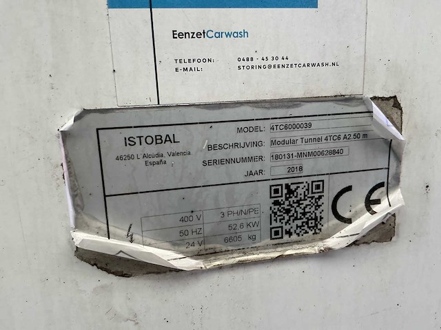 2018 istobal 4tc600039 autowasstraat - afbeelding 22 van  31