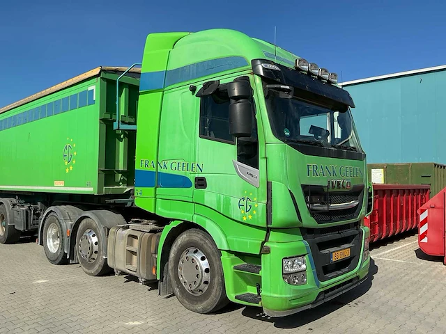 2018 iveco stralis as440stx/p 460 6x2 kippertrekker – hyva hydrauliek - afbeelding 23 van  42