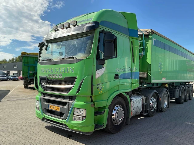 2018 iveco stralis as440stx/p 460 6x2 kippertrekker – hyva hydrauliek - afbeelding 1 van  42