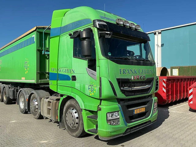 2018 iveco stralis as440stx/p 460 6x2 kippertrekker – hyva hydrauliek - afbeelding 35 van  42