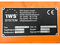 2018 iws system c haken tr hijstraverse - afbeelding 3 van  3