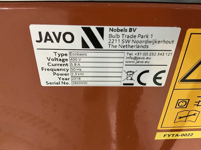 2018 jac ecobasic oppotmachine - afbeelding 3 van  11