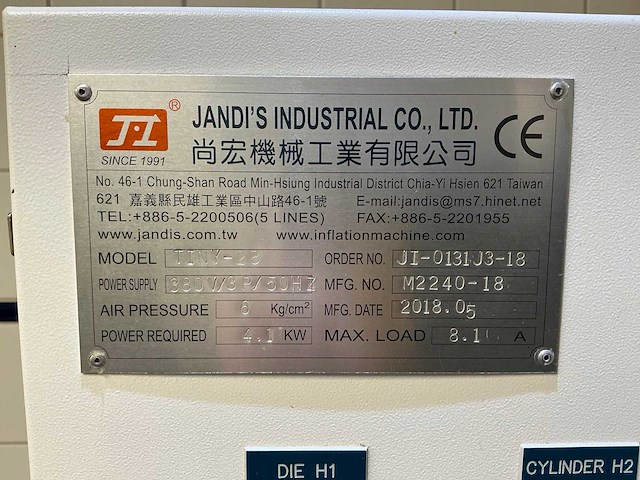 2018 jandi’s tiny-28 folieblaas machine - afbeelding 17 van  18
