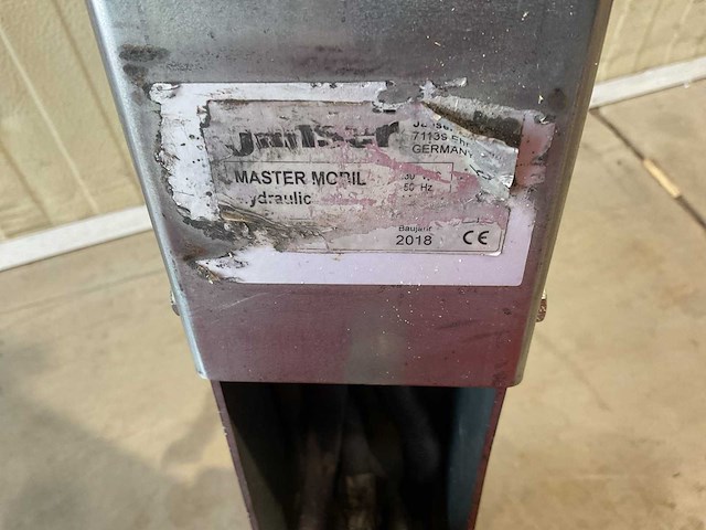 2018 janser master mobil hydraulic tapijtstripper hydraulisch - afbeelding 5 van  5