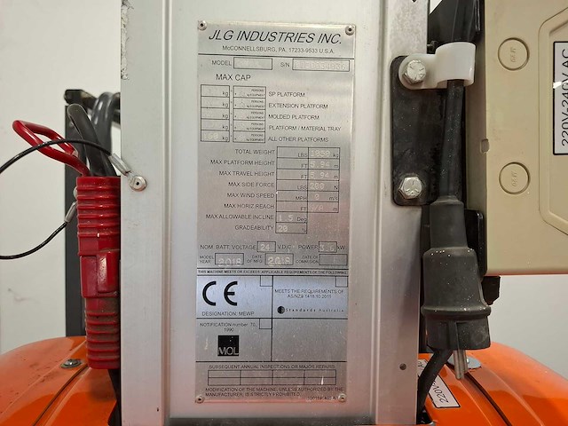 2018 jlg 20 mvl hoogwerker - afbeelding 5 van  13