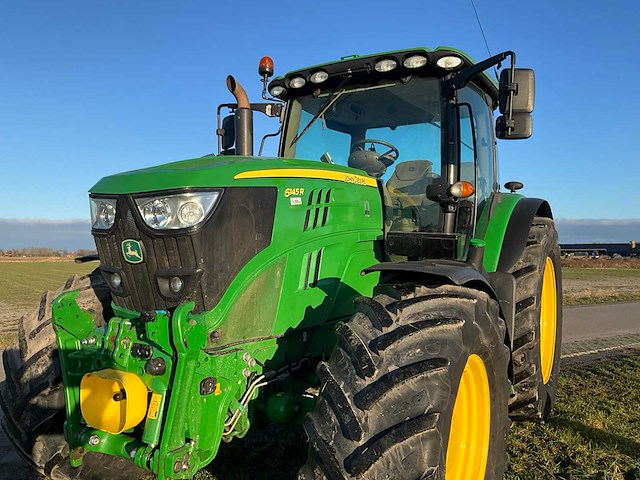 2018 john deere 6145 r autopower vierwielaangedreven landbouwtractor - afbeelding 2 van  40