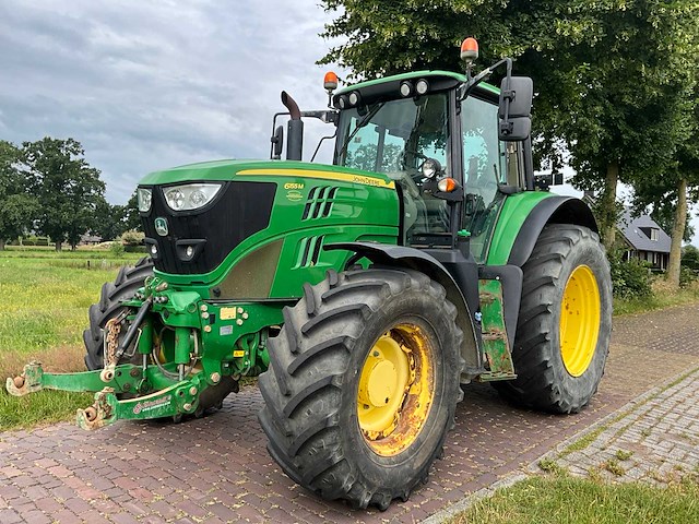 2018 john deere 6155 m powerquad vierwielaangedreven landbouwtractor - afbeelding 1 van  38