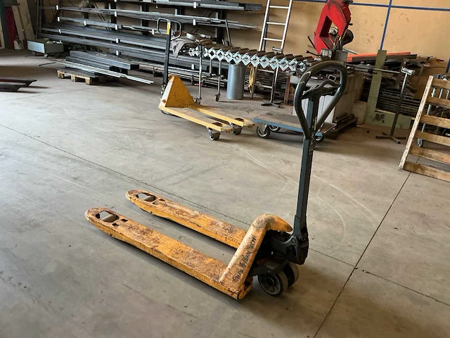 2018 jungheinrich am22 hand hydraulische palletwagen - afbeelding 3 van  6