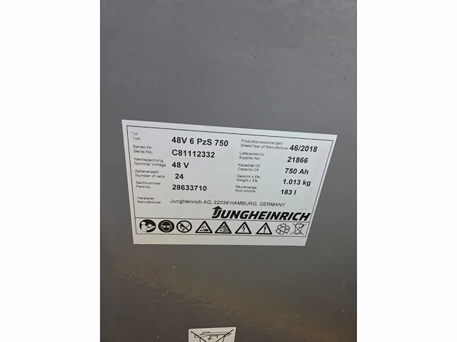 2018 jungheinrich efg 320 2000kg vorkheftruck - afbeelding 2 van  11