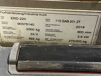 2018 jungheinrich erd 220 2000kg meerij stapelaar - afbeelding 5 van  13