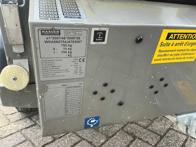 2018 kaeser m50e luchtcompressor - afbeelding 4 van  8