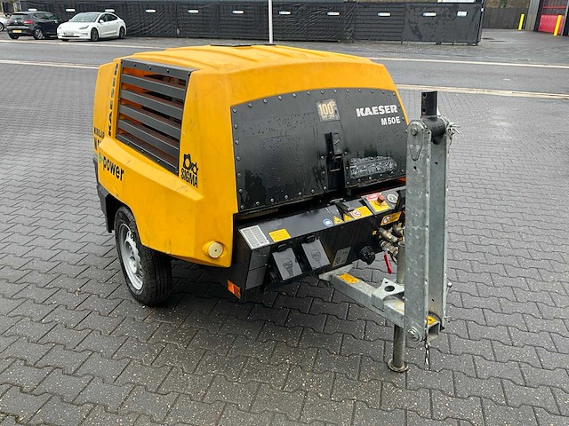 2018 kaeser m50e (sigma e-power) mobiele elektronische compressor op aanhanger - afbeelding 12 van  17