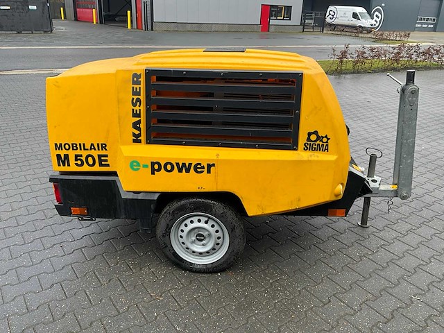2018 kaeser m50e (sigma e-power) mobiele elektronische compressor op aanhanger - afbeelding 13 van  17