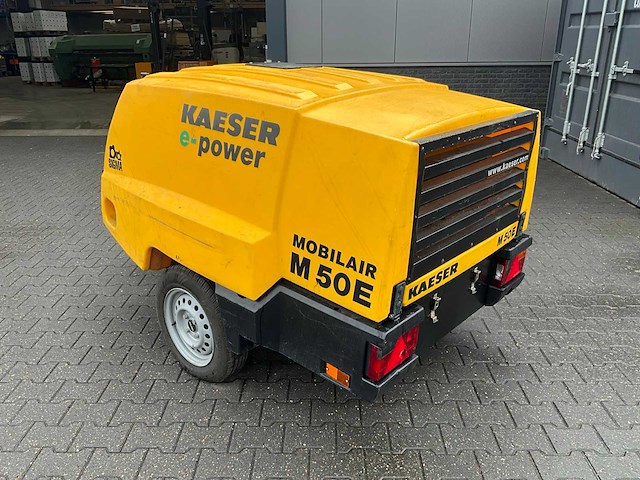 2018 kaeser m50e (sigma e-power) mobiele elektronische compressor op aanhanger - afbeelding 16 van  17