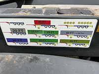 2018 kassbohrer multicont containerchassis oplegger - afbeelding 6 van  34