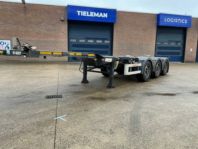 2018 kassbohrer multicont containerchassis oplegger - afbeelding 12 van  34