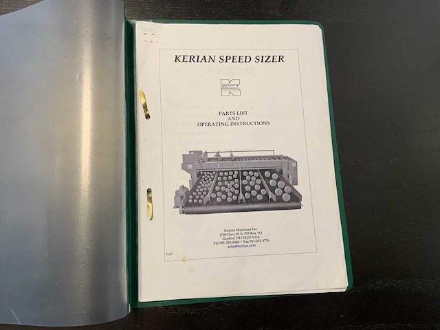 2018 kerian sizer x72/87x3035 sorteermachine - afbeelding 22 van  37