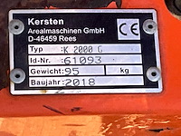 2018 kersten k 2000 g / efkm10037 zelfrijdende veegmachine - afbeelding 7 van  15