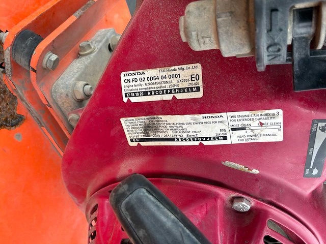 2018 kersten k 2000 g / efkm10037 zelfrijdende veegmachine - afbeelding 6 van  15