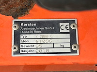 2018 kersten k 2000 g / efkm10037 zelfrijdende veegmachine - afbeelding 7 van  15