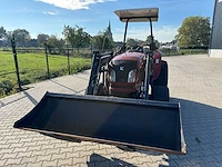 2018 knegt 504g3 4wd tractor met stoll fc 550 p voorlader, vorken en grondbak - afbeelding 25 van  47