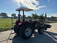 2018 knegt 504g3 4wd tractor met stoll fc 550 p voorlader, vorken en grondbak - afbeelding 2 van  47
