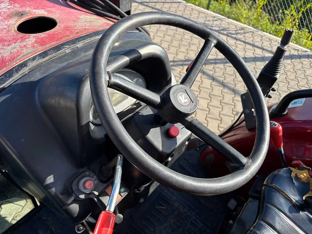 2018 knegt 504g3 4wd tractor met stoll fc 550 p voorlader, vorken en grondbak - afbeelding 22 van  47