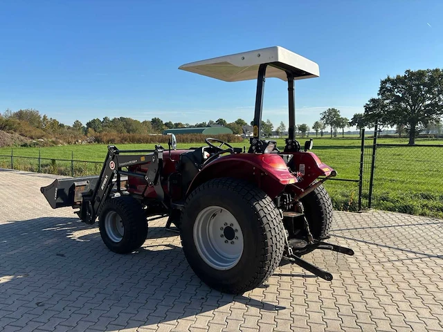 2018 knegt 504g3 4wd tractor met stoll fc 550 p voorlader, vorken en grondbak - afbeelding 40 van  47