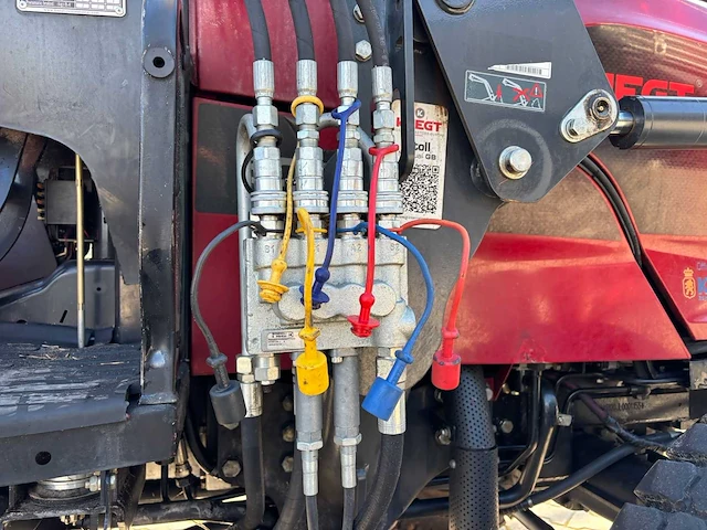 2018 knegt 504g3 4wd tractor met stoll fc 550 p voorlader, vorken en grondbak - afbeelding 33 van  47