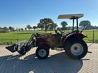 2018 knegt 504g3 4wd tractor met stoll fc 550 p voorlader, vorken en grondbak - afbeelding 36 van  47