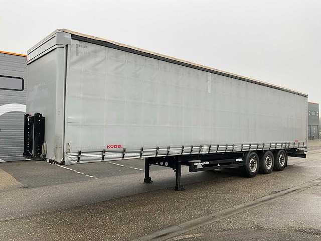 2018 kögel sn24 schuifzeil oplegger ov-91-bb - afbeelding 1 van  28