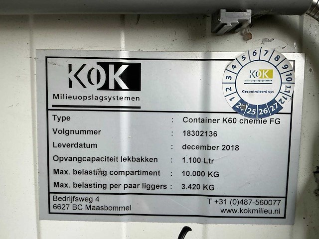 2018 kok k60 opslagunit - afbeelding 4 van  15