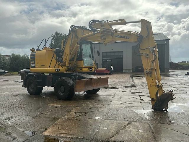 2018 komatsu pw148-10 banden graafmachine - afbeelding 38 van  40