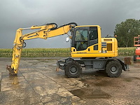2018 komatsu pw148-10 banden graafmachine - afbeelding 12 van  40