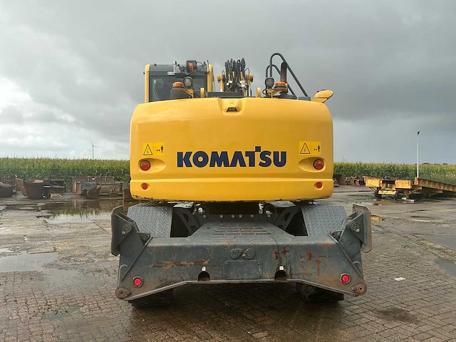 2018 komatsu pw148-10 banden graafmachine - afbeelding 34 van  40