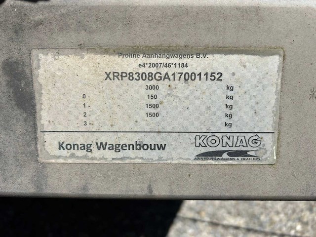 2018 konag n/a koelwagen aanhangwagen - afbeelding 8 van  8