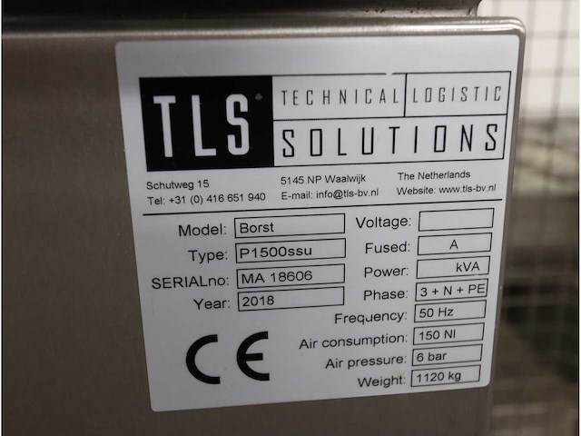 2018 kortlever p1500ssu rvs palletiseerinstallatie - afbeelding 16 van  23