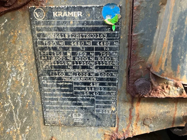 2018 kramer 418-12 verreiker - afbeelding 33 van  39