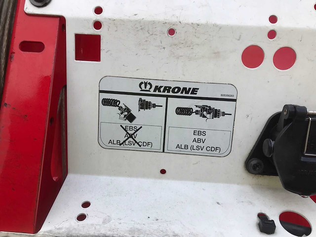 2018 krone sd oplegger - afbeelding 10 van  30