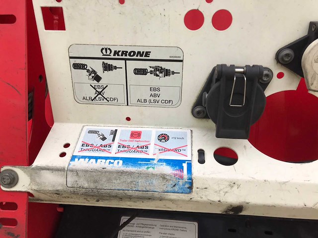 2018 krone sd oplegger - afbeelding 15 van  33