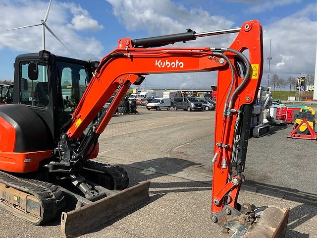 2018 kubota kx042-4 minigraafmachine - afbeelding 9 van  36
