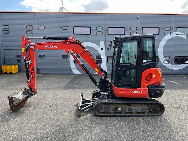 2018 kubota kx042-4 minigraafmachine - afbeelding 10 van  36