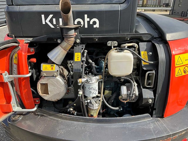 2018 kubota kx042-4 minigraafmachine - afbeelding 21 van  36